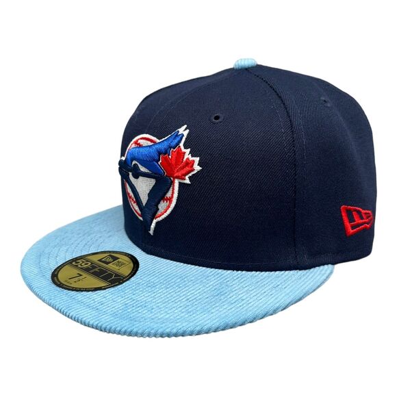 New Era 59Fifty Toronto Blue Jays Corduroy 1993 W Series Patch Hat Size 7 1/2 - Picture 2 of 8